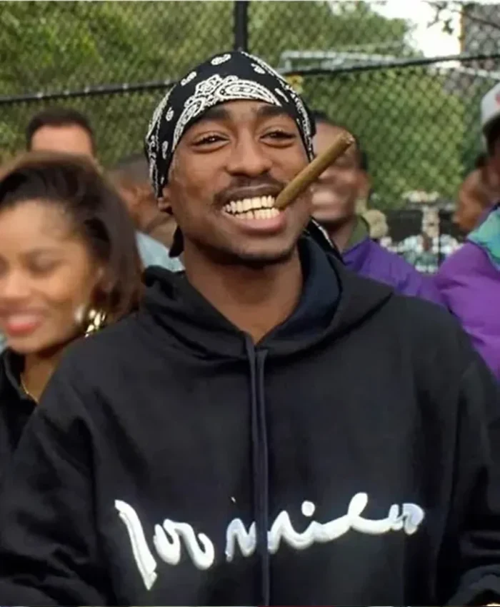 2pac Above The Rim 100 Miles Black Hoodie