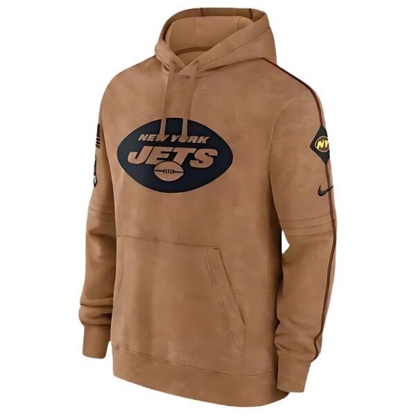 Aaron Rodgers Jets Brown Hoodie for Men