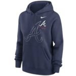 blue atlanta braves MLB nike hoodie