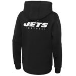 New York Jets Sideline Club Black Hoodie