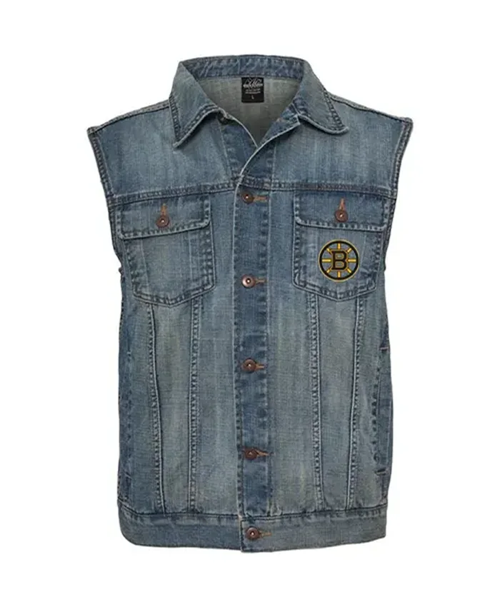 Boston Bruins Denim Blue Vest