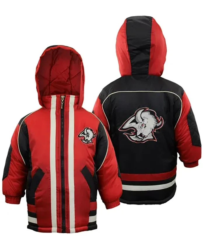 Buffalo Sabres Black and Red Hooded Jacket