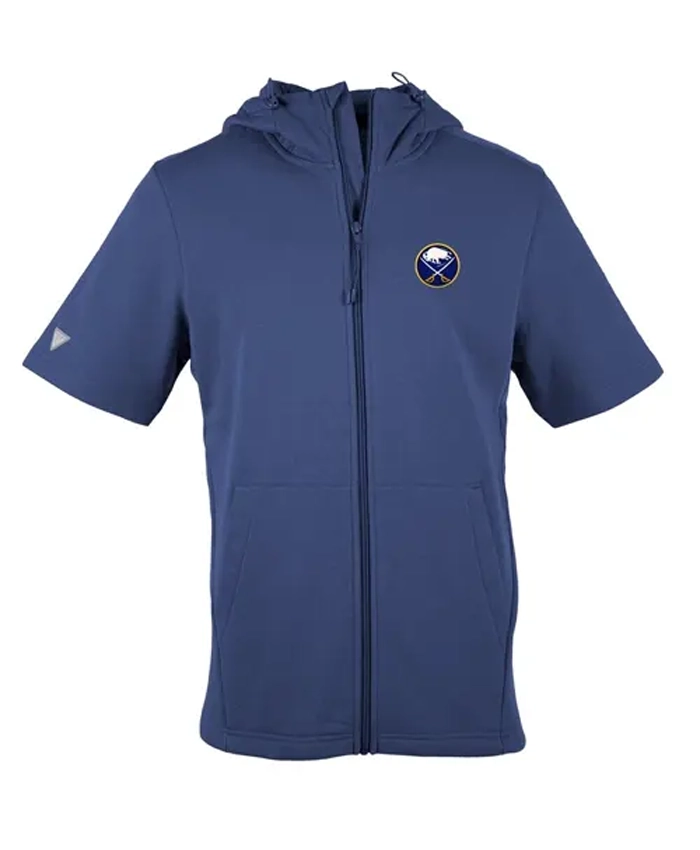 Buffalo Sabres Half Sleeves Zipper Hoodie