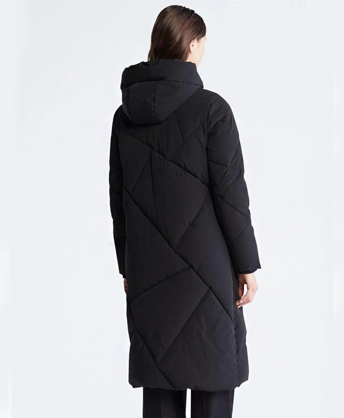 Calvin Klein Quilted Maxi Puffer Long Jacket Coat For Men and Women