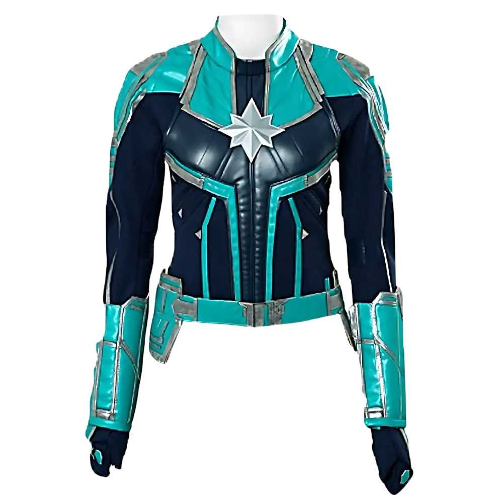 Captain Marvel Brie Larsons Women Halloween Jacket