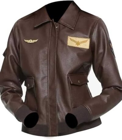 Captain Marvel Flight Bomber Women Halloween Jacket