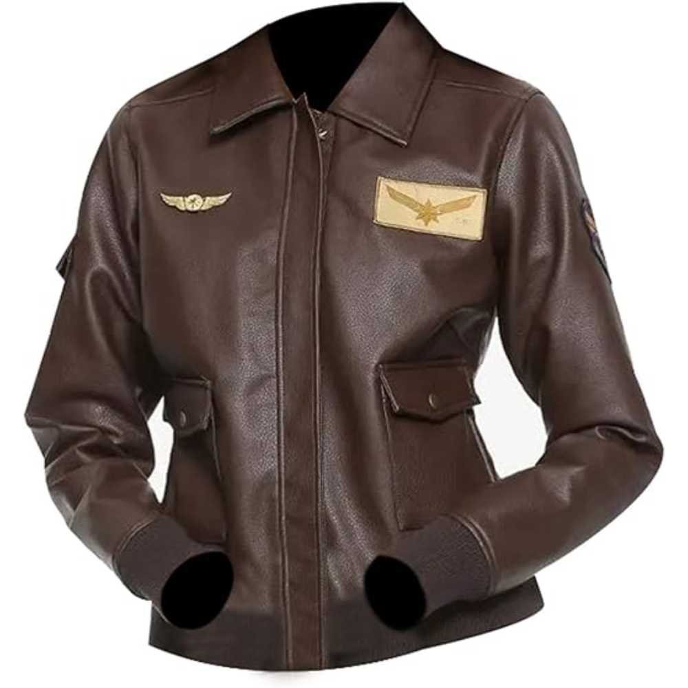 Captain Marvel Flight Bomber Women Halloween Jacket