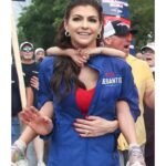 casey deSantis blue cotton jacket