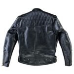 Continental Chopper Motorcycle Black Leather Jacket