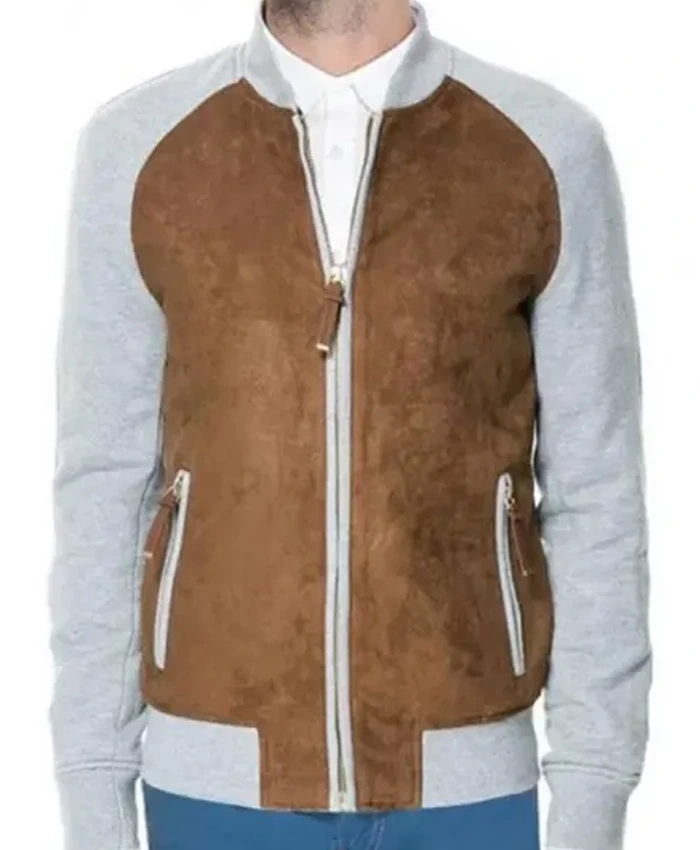 Firestorm the Flash Suede Bomber Jacket