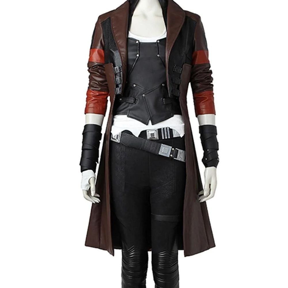 gamora women brown long coat