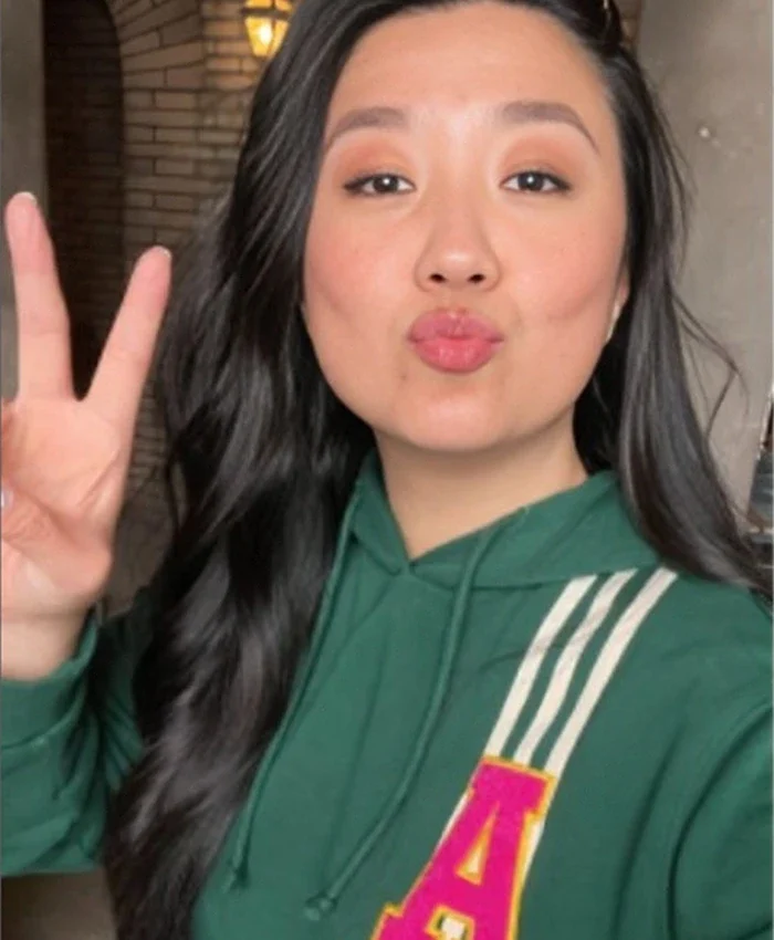 Good Trouble S05 Alice Kwan Stripes Green Hoodie