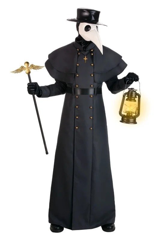 Classic Plague Doctor Halloween Coat