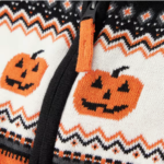 intarsia fairisle cardigan Halloween jacket