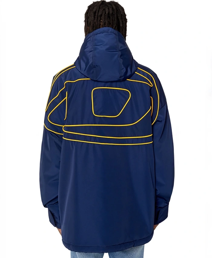 Hennessy Blue Windbreaker Hooded Jacket For Men and Women