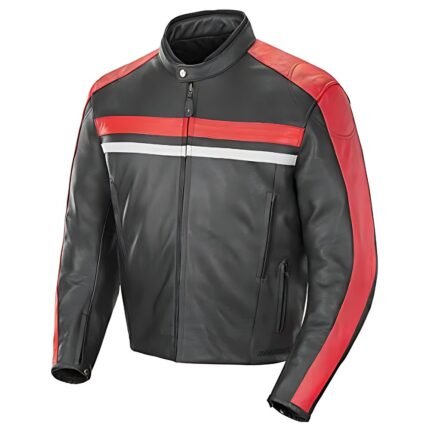 joe rocket old school leather jacket - front look