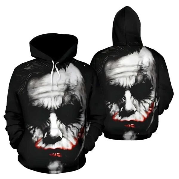 Joker Theme Black Halloween Hoodie