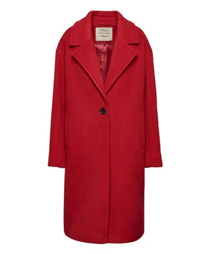 Kennedy McMann Nancy Drew S03 Red Trench Coat For Sale