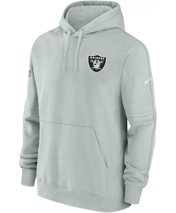 Las Vegas Raiders Sideline Grey Hoodie