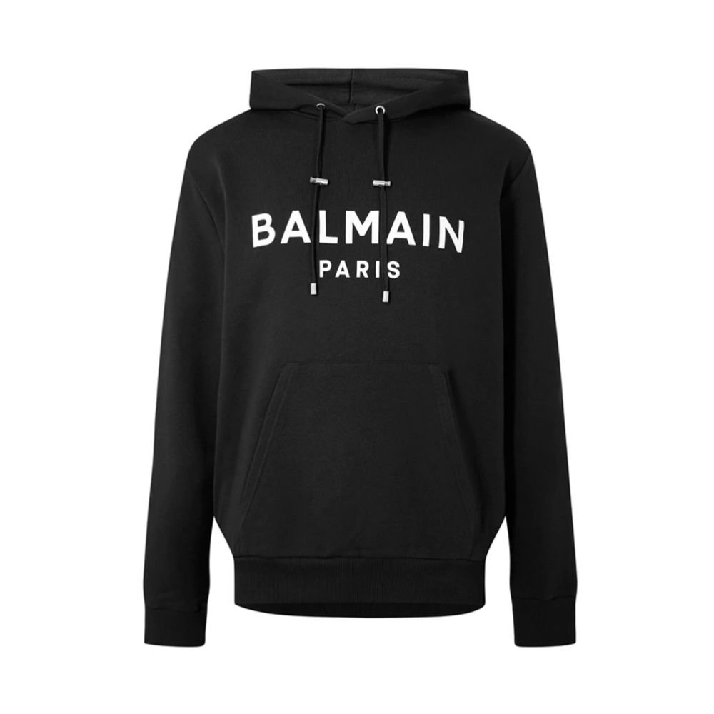 Men Balmain Paris Black Hoodie