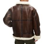 Men Brown Shearling Jacket