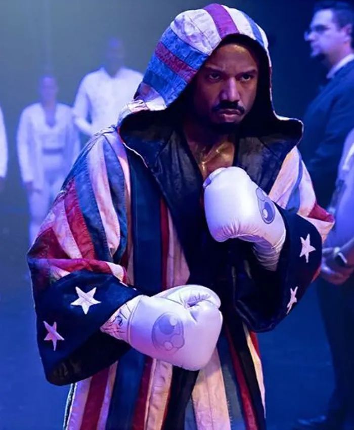 Michael B. Jordan Creed 3 Adonis American Flag Robe