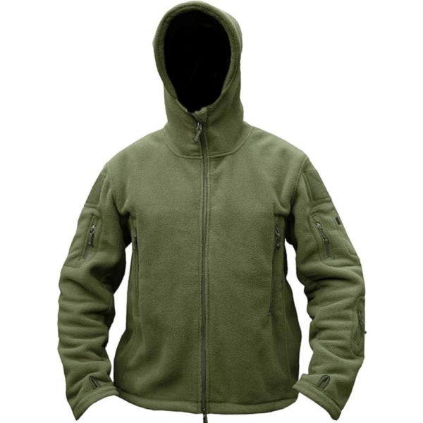 TACVASEN Men Military Fleece Tactical Jacket