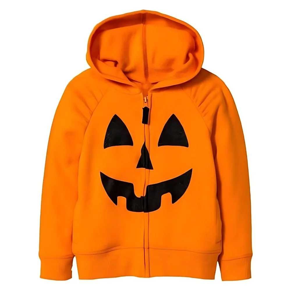 Pumpkin Hooded Halloween Unisex Jacket