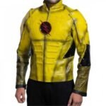 Reverse Flash Leather Halloween Jacket