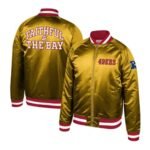 San Francisco 49ers Golden Satin Jacket