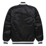 Starter Browns Men Black Varsity Jacket