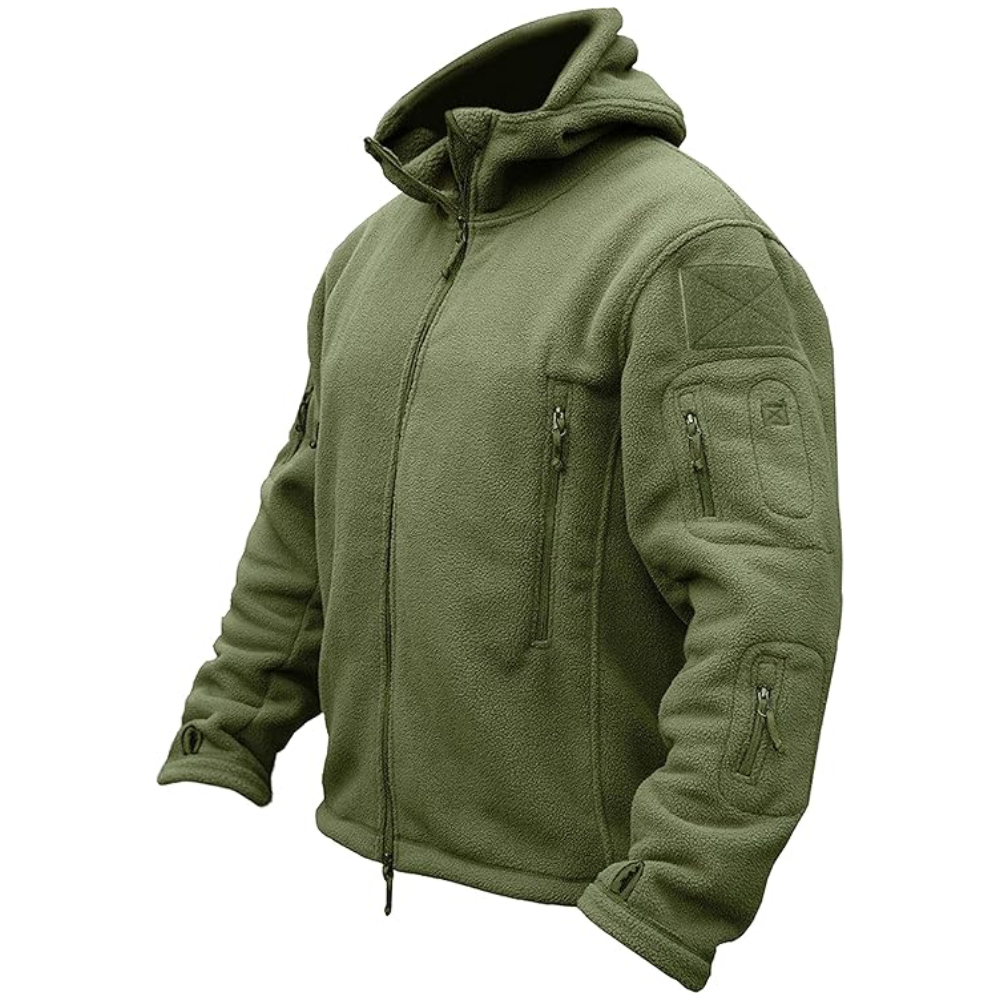 TACVASEN Men Military Fleece Combat Jacket