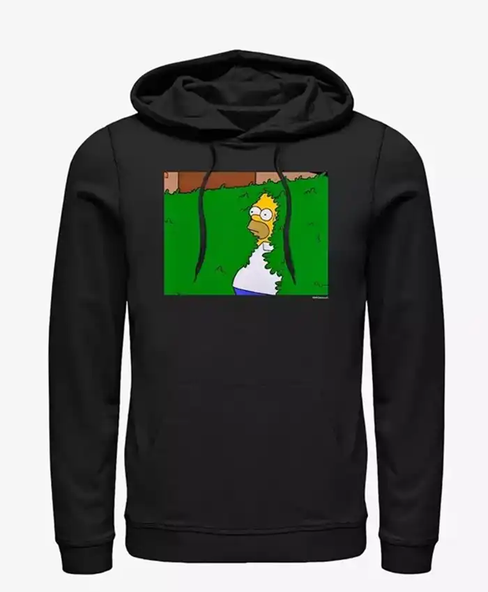 The Simpsons Homer Bush Pullover Fleece Hoodie