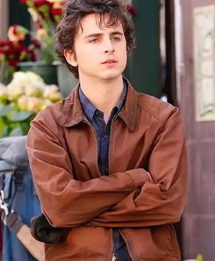 Timothee Chalamet A Complete Unknown Brown Cotton Jacket