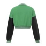 green varsity jacket