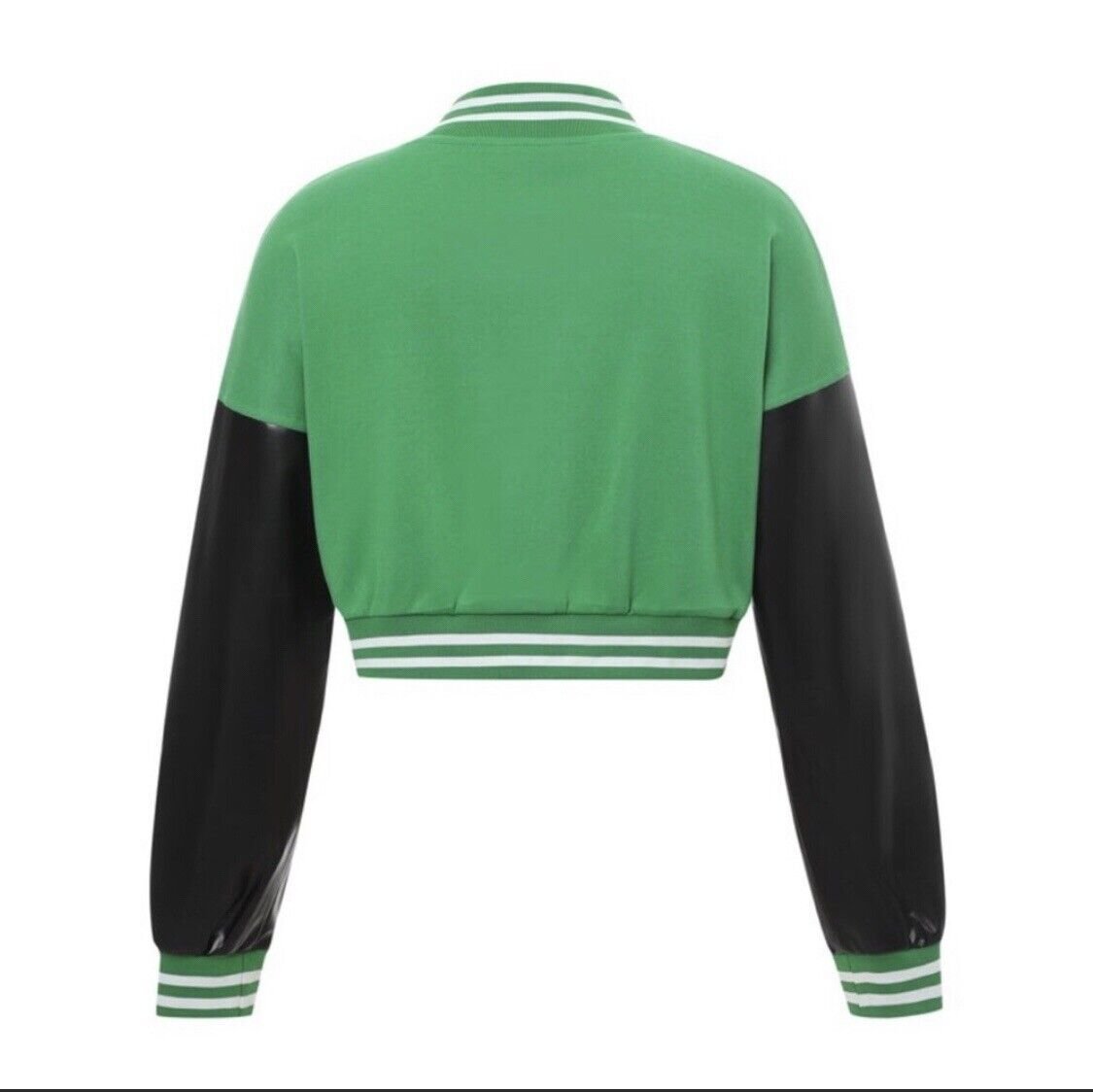 green varsity jacket