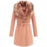 Bellivera Women Faux Leather Coat