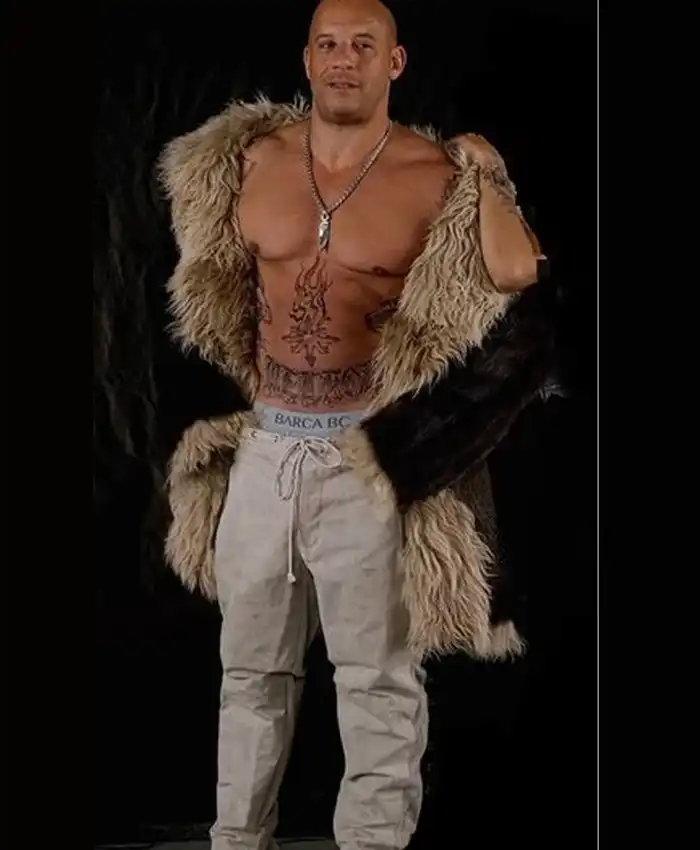 XXX Xander Cage Vin Diesel Brown Fur Coat