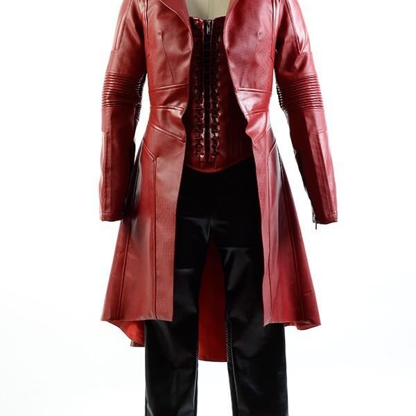 Civil War Scarlet Witch Women Hallowen Coat