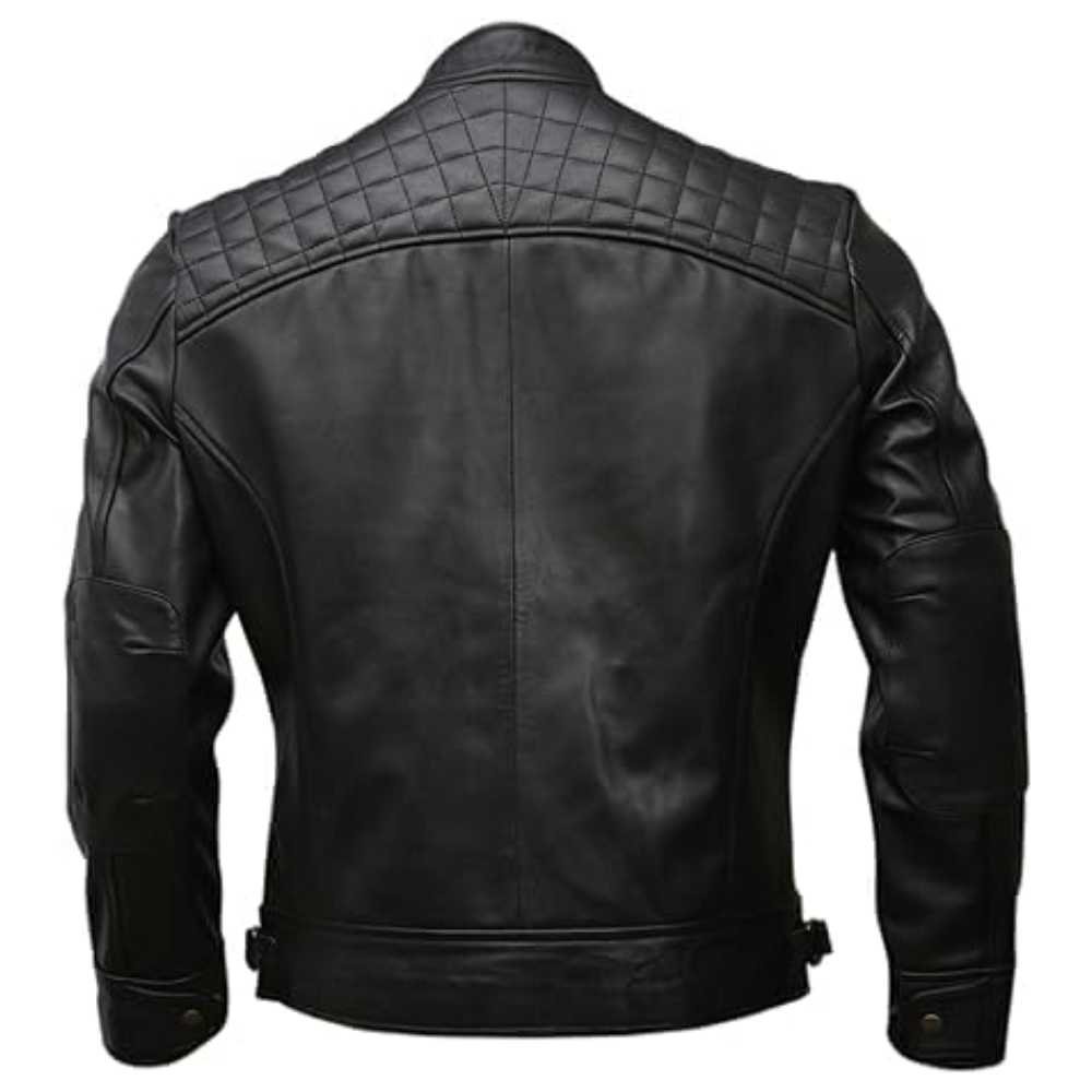 Black Biker Leather Jacket