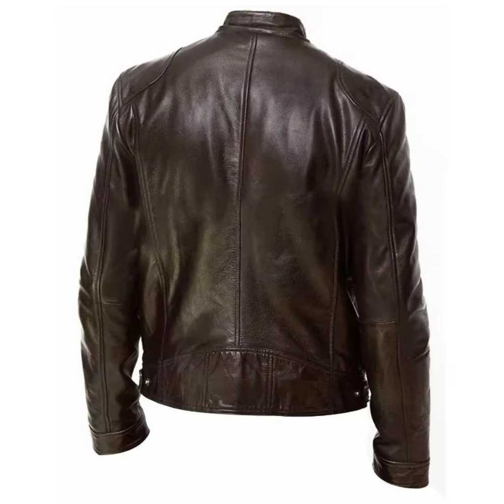 Brown Biker Jacket