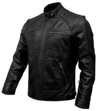 Genuine Black Leather Jacket