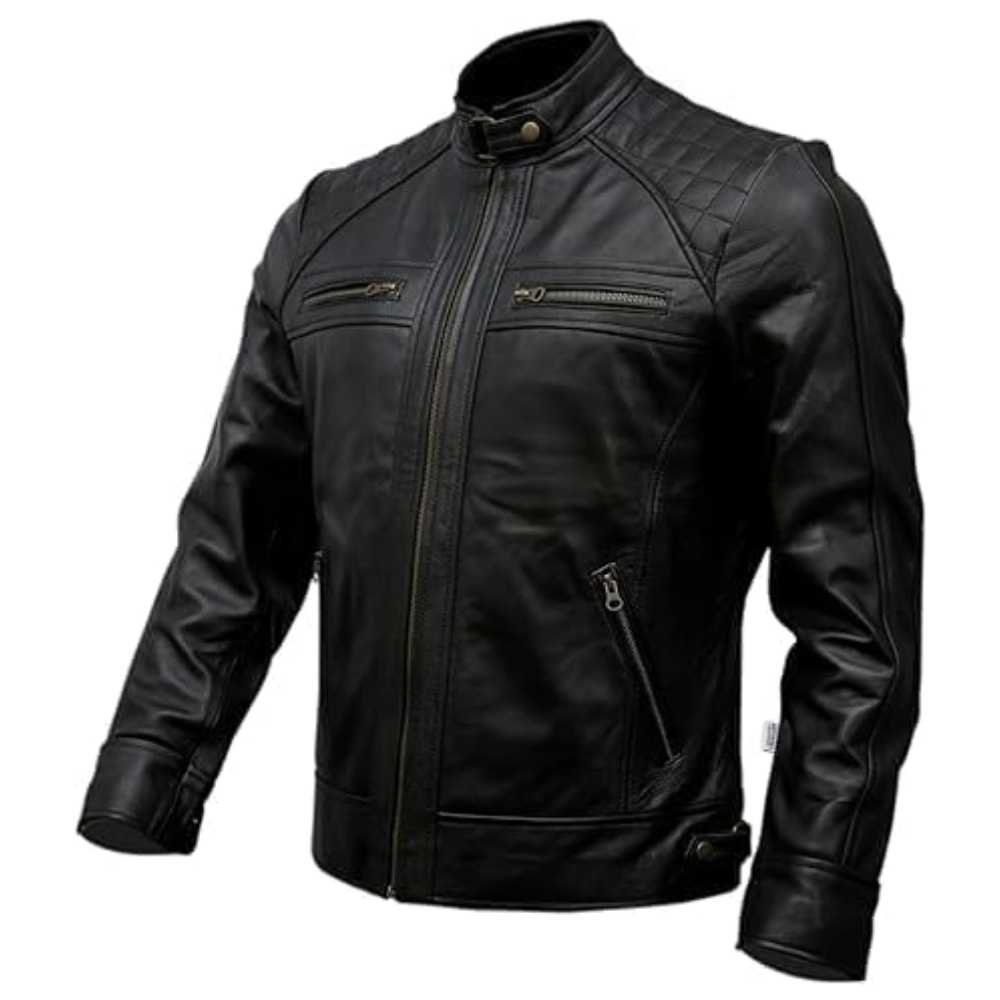 Genuine Black Leather Jacket