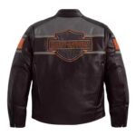 Harley Davidson Motorcycle Leather Jacket Brown