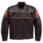 Harley Davidson Motorcycle Leather Jacket Brown