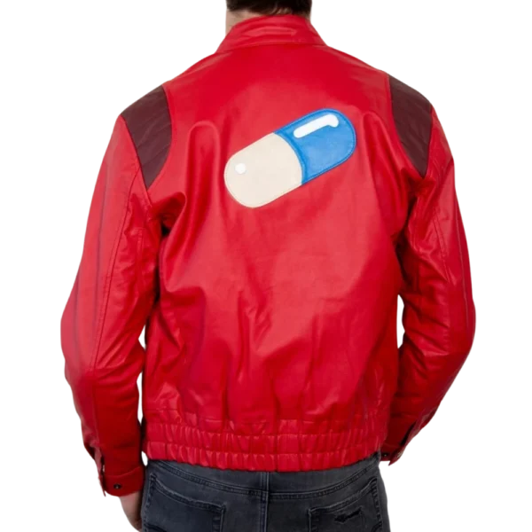 Mens Akira Capsule Red Leather Jacket