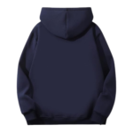 Mens Thermal Sherpa Lined Navy Hoodie