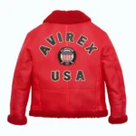 Women’s Avirex American Christmas Leather Bomber Jacket