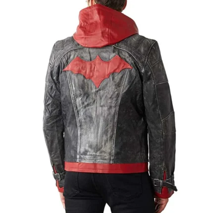 Batman Arkham Knight Red Hood Leather Jacket