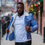 Chris' Denim style Shearling Trucker Jacket
